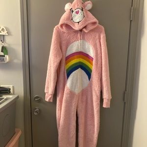 Care Bears M one piece pink sleepwear costume